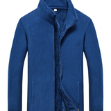 Elegante Herren-Fleecejacke mit Reissverschluss