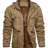 Herren-Outdoorjacke mit Fleecefutter