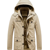 Elegante gesteppte Herren-Winterjacke