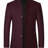 Eleganter Herrenmantel aus Wollmischung