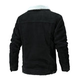 Lässige Herrenjacke mit Fleecefutter