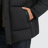 Gefütterte Herren-Winterjacke – Schwarz