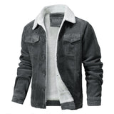 Lässige Herrenjacke mit Fleecefutter