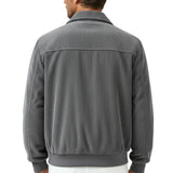 Herren-Cordjacke – Grau