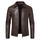 Herren-Lederjacke im Smart-Casual-Stil