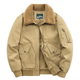 Elegante wattierte Herrenjacke aus Baumwolle