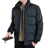 Elegante winddichte Herrenjacke aus Baumwolle