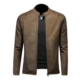 Klassisch geschnittene Herren-Lederjacke