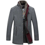 Eleganter Herren-Wollmantel