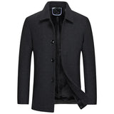 Herren-Wolljacke mit Fleecefutter