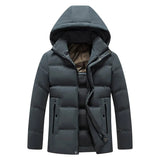 Elegante Herren-Fleecejacke mit Kapuze