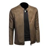Klassisch geschnittene Herren-Lederjacke