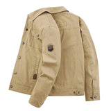 Leichte winddichte Herrenjacke aus Baumwolle
