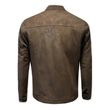 Klassisch geschnittene Herren-Lederjacke