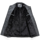 Herren-Wolljacke mit Fleecefutter