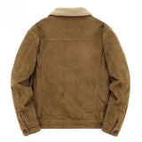 Herren-Cordjacke mit weichem Futter
