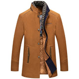 Eleganter Herren-Wollmantel