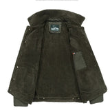 Herrenjacke aus Baumwoll-Woll-Mischung