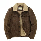 Herren-Cordjacke mit weichem Futter