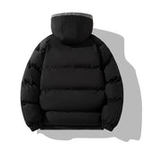 Elegante Herren-Winterjacke mit Kapuze