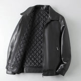 Herren-Lederjacke im Smart-Casual-Stil