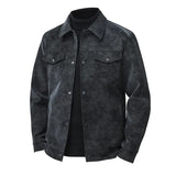 Premium-Herrenjacke in Wildlederoptik