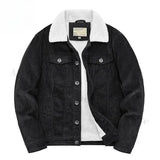 Herren-Cordjacke mit weichem Futter