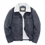 Herren-Cordjacke mit weichem Futter