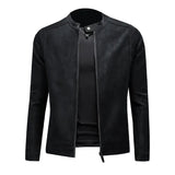 Klassisch geschnittene Herren-Lederjacke