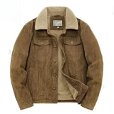 Herren-Cordjacke mit weichem Futter