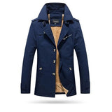 Elegante windabweisende Herrenjacke