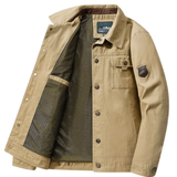 Elegante Herren-Windjacke aus Baumwolle