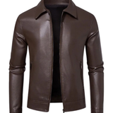 Herren-Lederjacke im Smart-Casual-Stil
