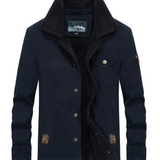 Herrenjacke aus Baumwoll-Woll-Mischung