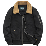Elegante wattierte Herrenjacke aus Baumwolle