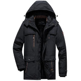 Herren-Winterjacke mit wattiertem Futter
