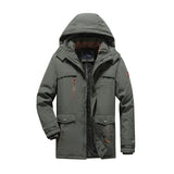 Herren-Winterjacke mit wattiertem Futter